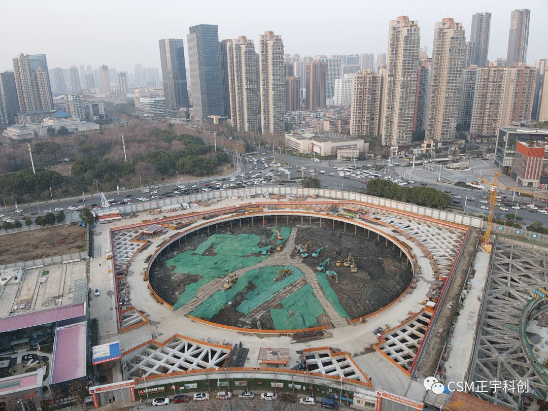 2023完美開(kāi)端！上海金泰SMC工法鉆機(jī)助力武漢廣電全媒體中心項(xiàng)目